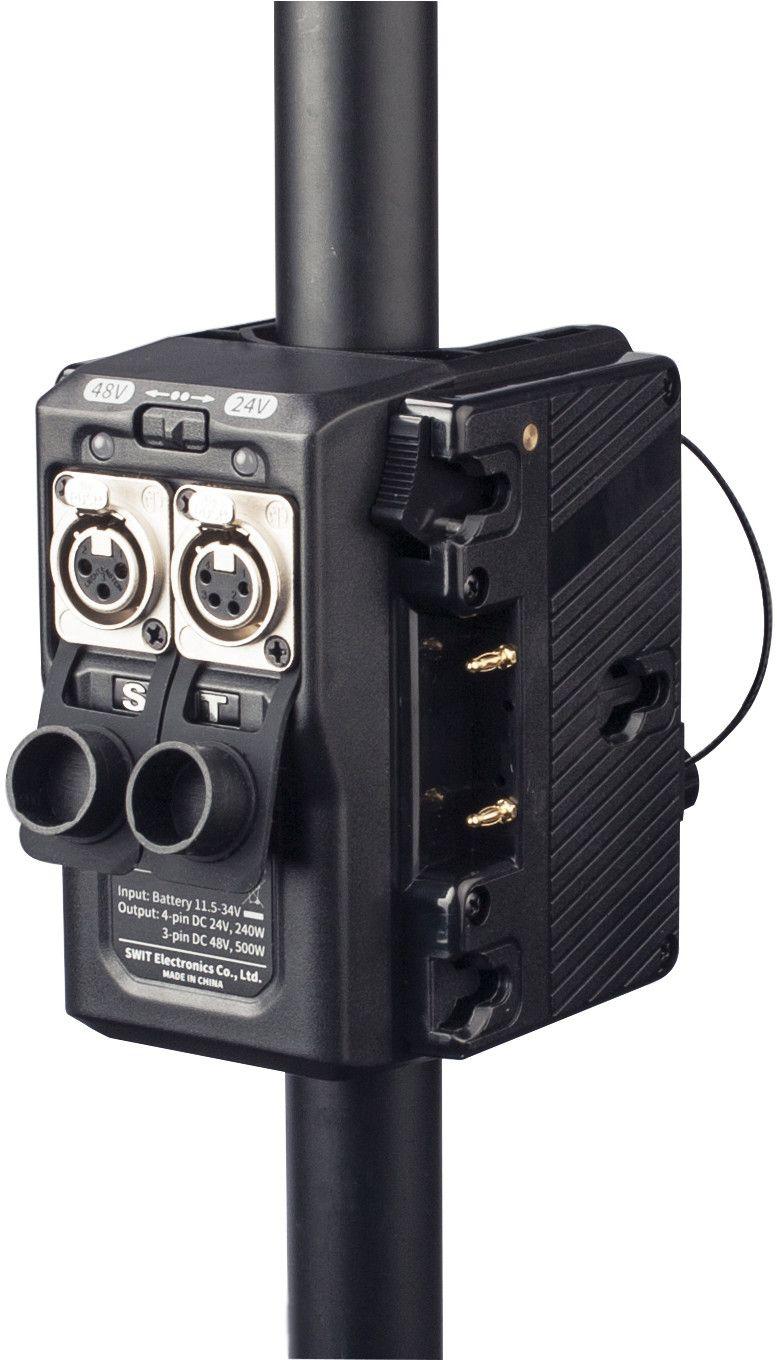 SWIT TD-R210S 48V/24V bank for 2x V-lock