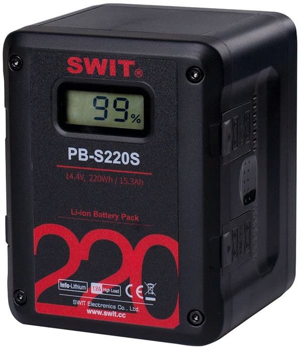 SWIT PB-S220S 220Wh V-lock Cine