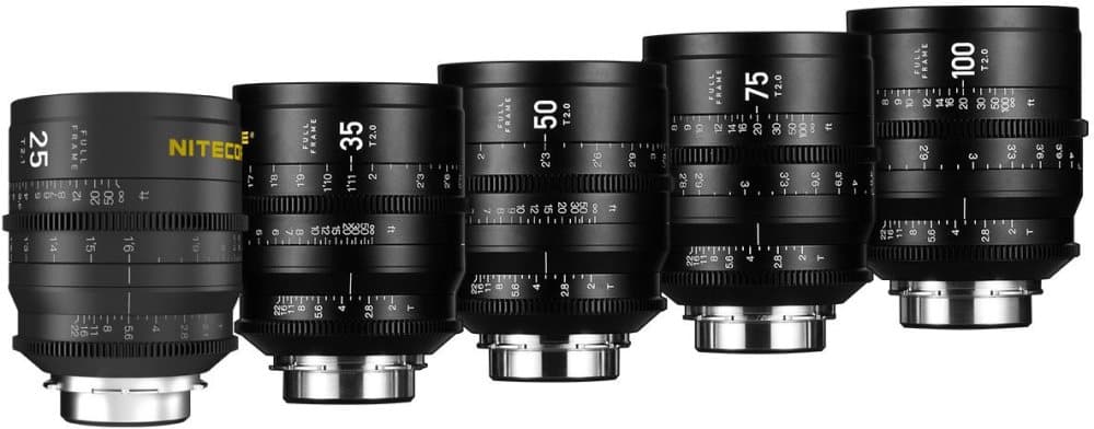 NITECORE CINE Combo Set/5Pcs FEET-scale
