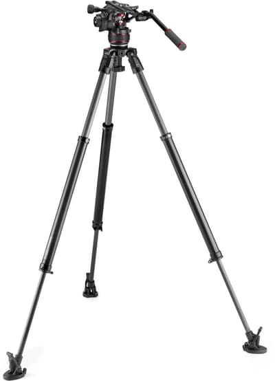 MANFROTTO Stativkit Video Nitrotech 612 & 635 Fast Kolfiber