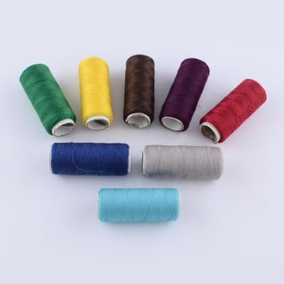 10x120 m Sytråd Polyester 402 10 st Olika färger