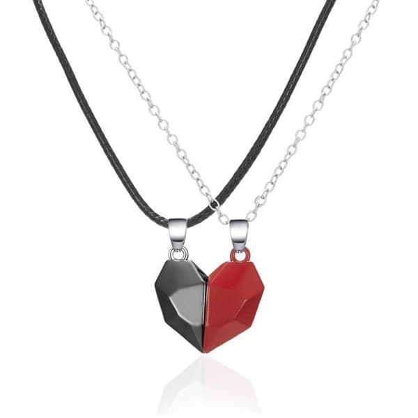 Parhalsband Eternal Promise Hjärta Magnetisk