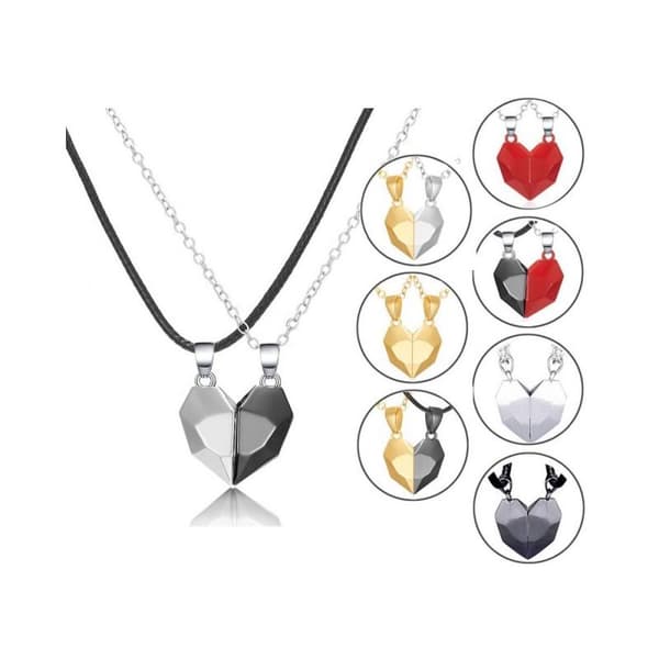 Parhalsband Eternal Promise Hjärta Magnetisk