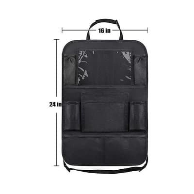 Universal iPad-hållare för bilens baksäte med flera fack, 2-PACK