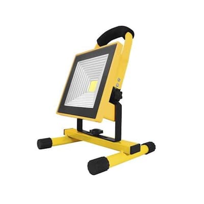 LED Arbetslampa med batteri, 20W, 6000K