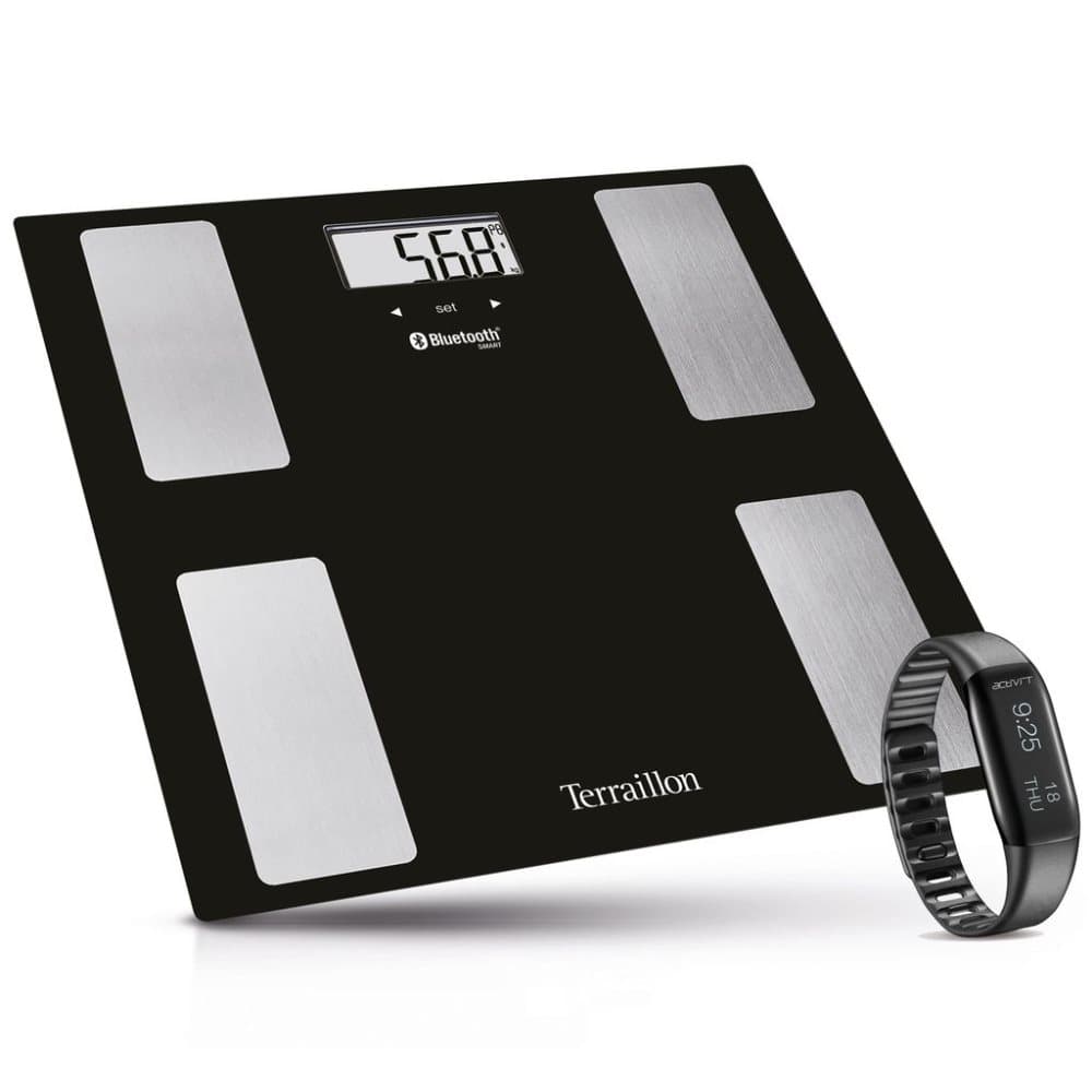 Terraillon Web Coach Control Kit: Våg + Aktivitetsarmband