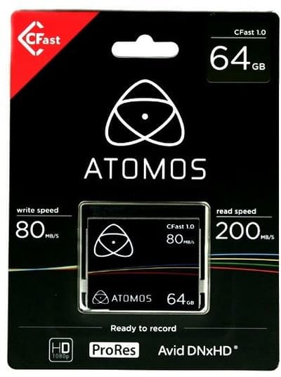 ATOMOS CFAST (1.0) 64GB Media for Ninja Star