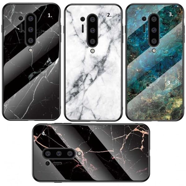 Samsung A71 Marmorskal 9H Härdat Glas Baksida Glassback® V2