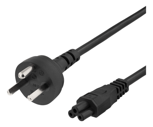 Strömkabel laptop 3-polig 1.8m typ K (Danmark)