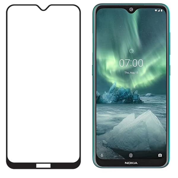 2-PACK Nokia 6.2 2.5D SVART