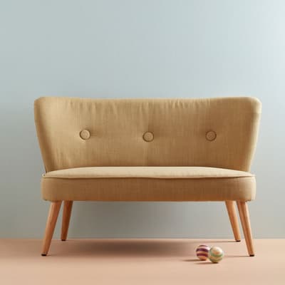 Kids Concept Soffa gul/beige