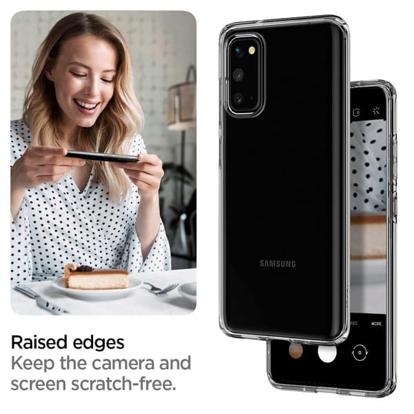 SPIGEN Liquid Crystal Skal till Samsung Galaxy S20 Plus - Clear
