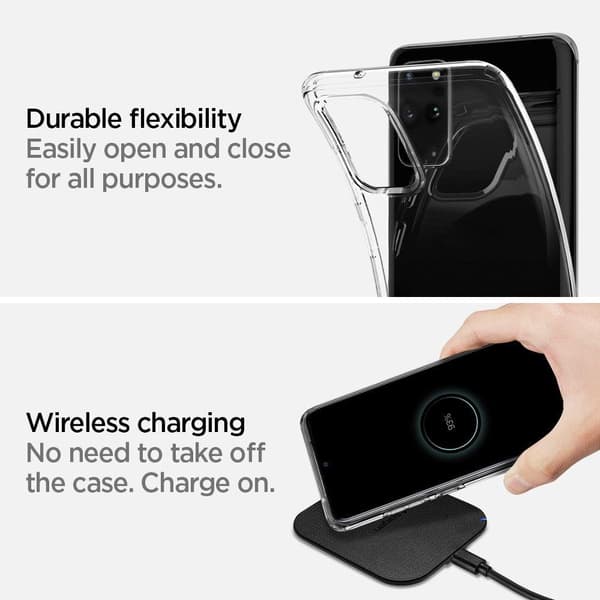 SPIGEN Liquid Crystal Skal till Samsung Galaxy S20 Plus - Clear