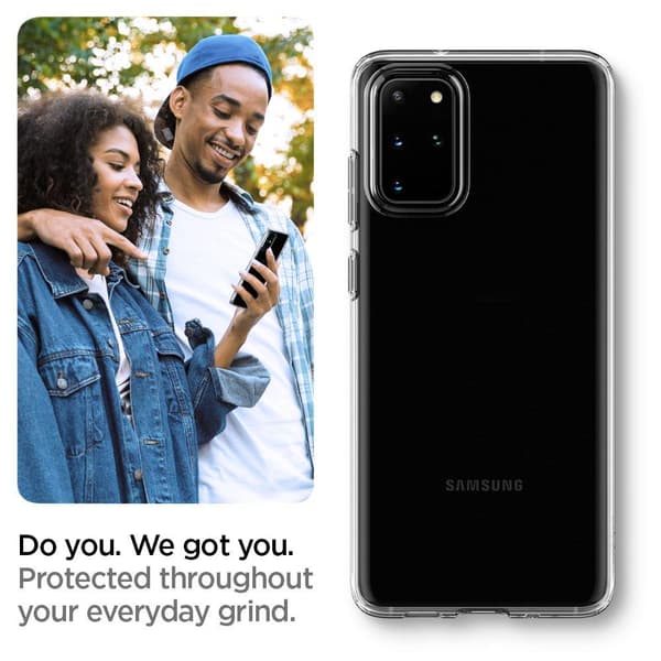 SPIGEN Liquid Crystal Skal till Samsung Galaxy S20 Plus - Clear