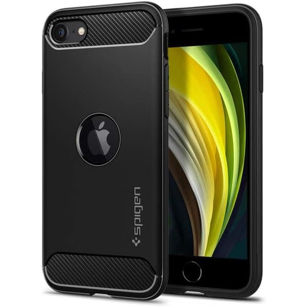 Spigen Rugged Armor Skal iPhone 7/8/SE (2020/2022) - Svart