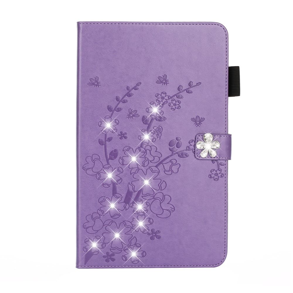 Trolsk Flower Rhinestone Wallet (iPad 10,2)