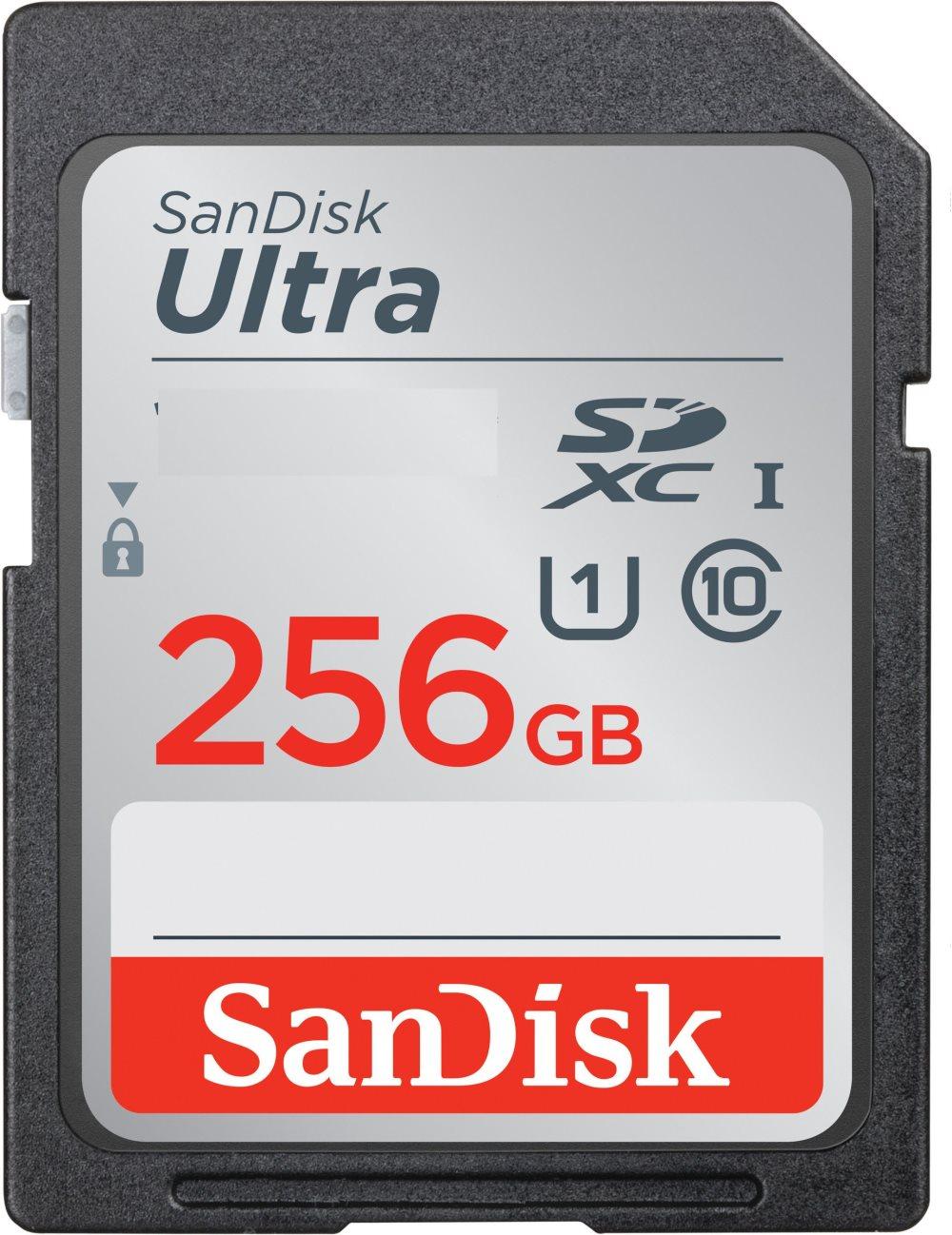 SANDISK Minneskort SDXC Ultra 256GB 120MB/s
