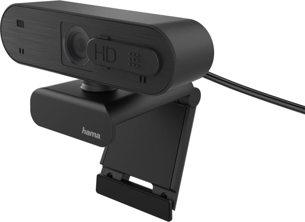 HAMA Webcam Full HD Spy Protection 16:9 Stereo Svart