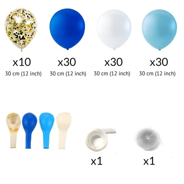 Ilmapallokaari Baby Shower Party Syntymäpäivä 1- Kit