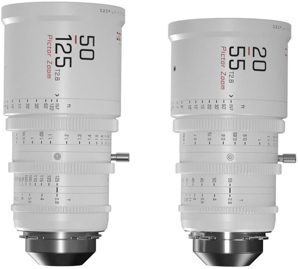 DZO Pictor Zoom Bundle-White 20-55&50-125mm T2.8