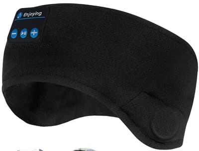 Trådlöst pannband med Bluetooth-lurar, 240mAh