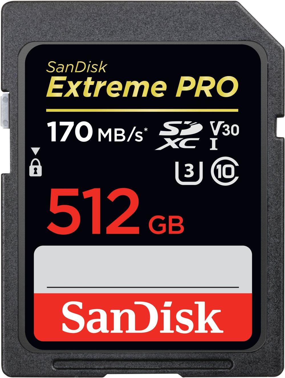 SanDisk Extreme Pro 170MB/S - minneskort