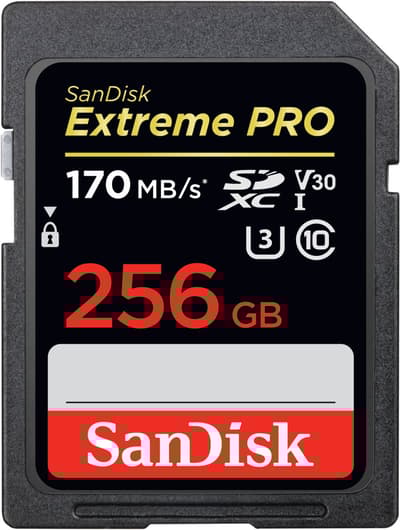SanDisk Extreme Pro 170MB/S - minneskort