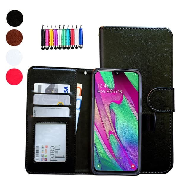 Samsung Galaxy A40 - Læder cover / Beskyttelse