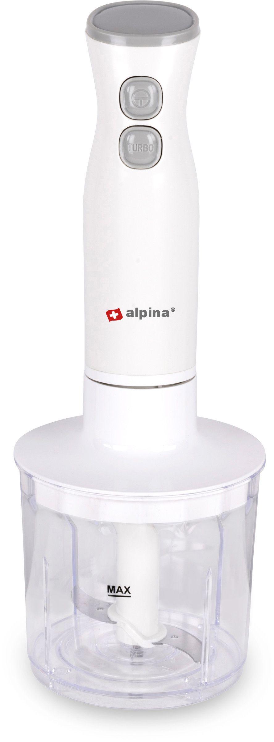 ALPINA Stavmixer Set Vit 250W