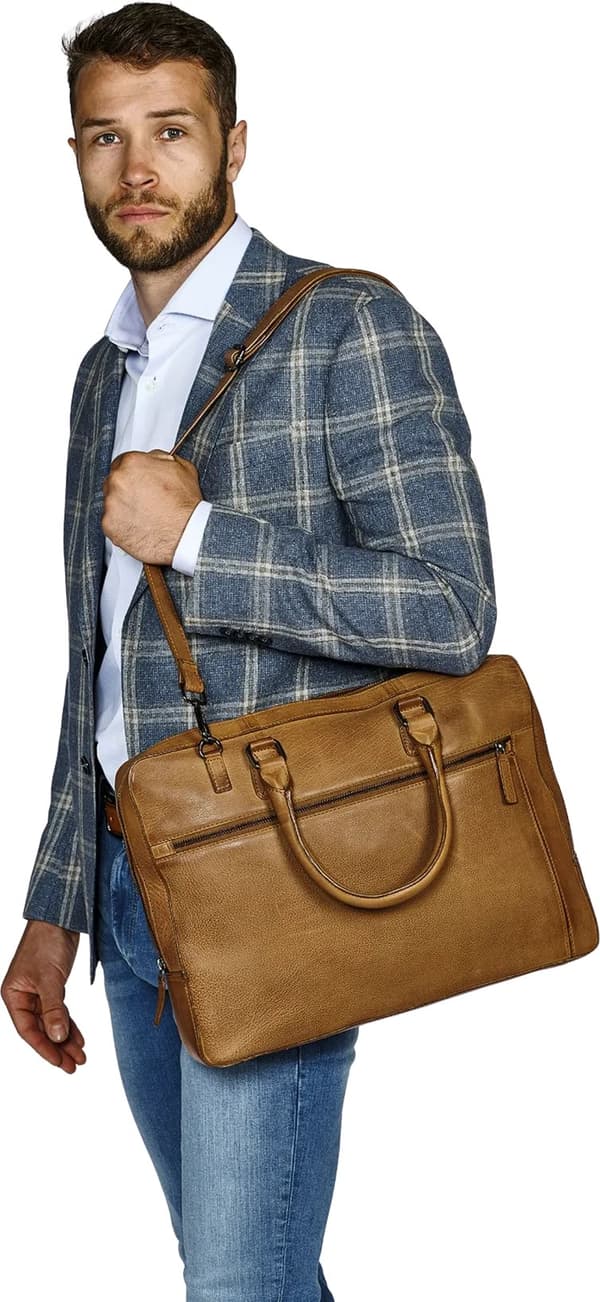 GR88 Tasker - Computer bag - Cognac - GR88-1062-ONESIZE-70-C