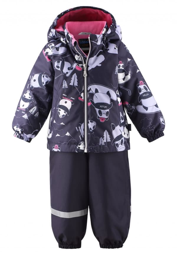 LASSIE Winter set Oivi Dark plum 713732-4953-92