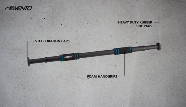 Doorway Training Bar AVENTO 42HI Black