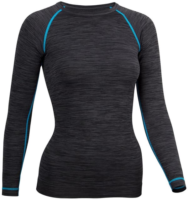 Thermo shirt for women AVENTO 0771 38 Black/Aqua