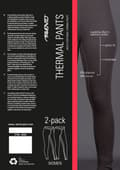 Miniatyrbild 1 av 4: Thermo pants for women AVENTO 0709 36 2-pack