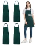 Miniatyrbild 6 av 8: 4 Packs bbq Chef Apron with 2 Pockets Various Colours