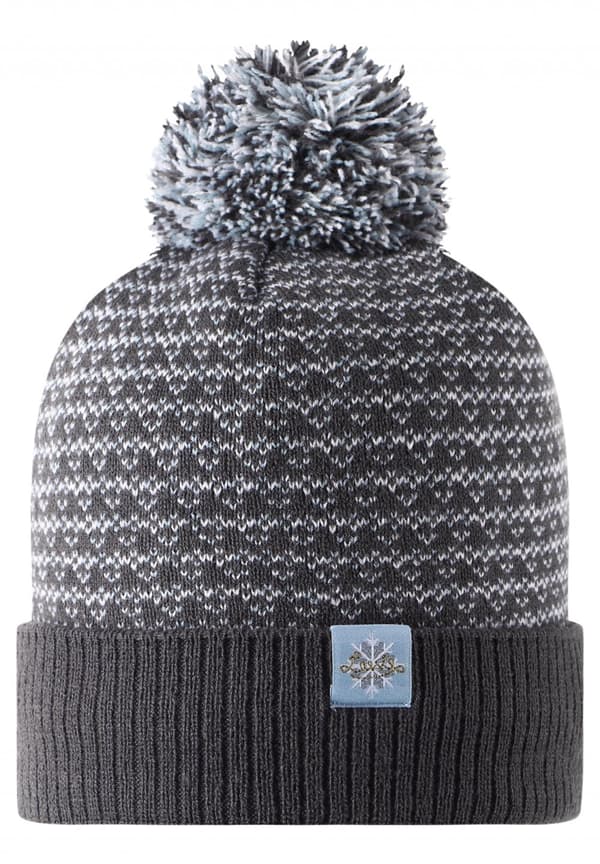LASSIE Beanie Rebeca Melange grey 728783-9611-54/56