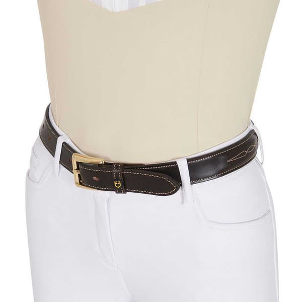 Equestro Double Stitching Bælte  70 cm