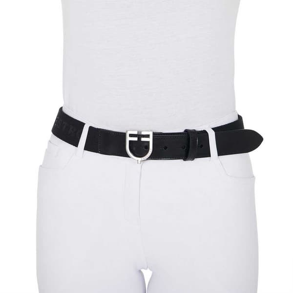 Equestro Elastic Fibbia Logo Bälte  90 cm