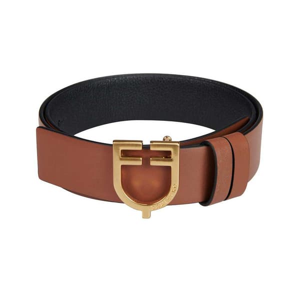 Equestro Fibbia Logo Bälte  110 cm