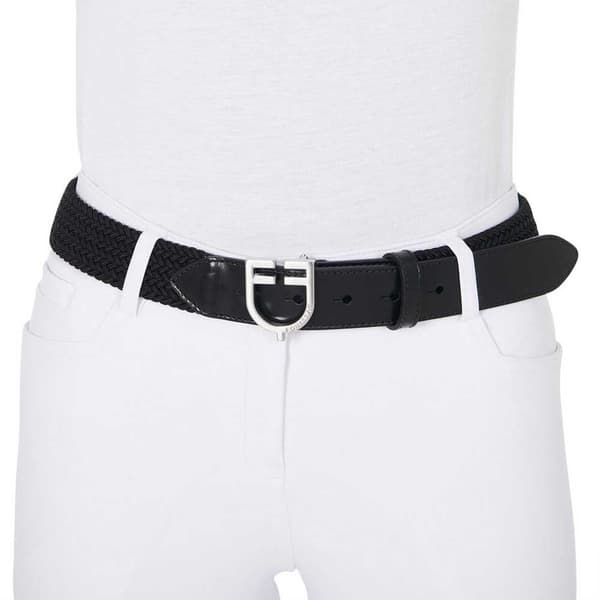 Equestro Fibbia Logo Bälte  60 cm