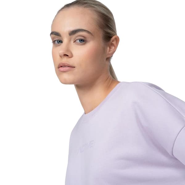 Women's sweatshirt 4F light purple H4L22 BLD023 52S XL