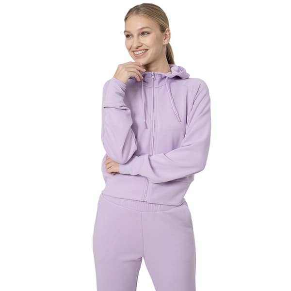 Women's sweatshirt 4F light purple H4Z22 BLD027 52S XL