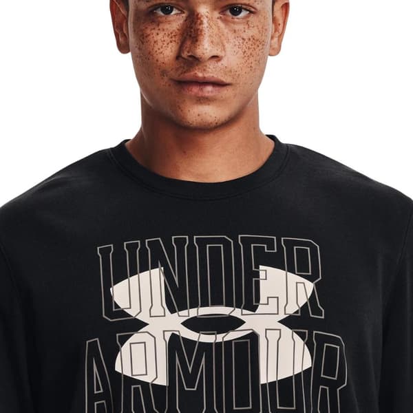 Under Armour UA Rival Terry Logo Crew Men's Sweatshirt black 1370391 001