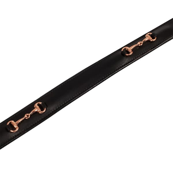 Equestro Egg Butt Rose Gold Vyö Musta 80 cm