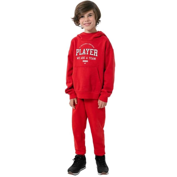 Boys' sweatshirt 4F red HJZ22 JBLM006 62S 140cm