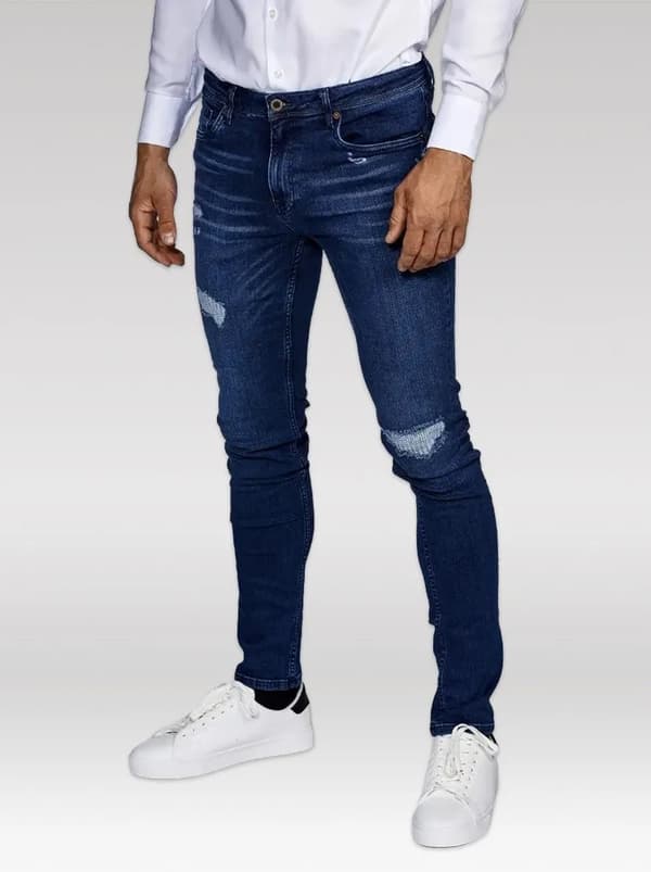 Hullede Skinny Stretch