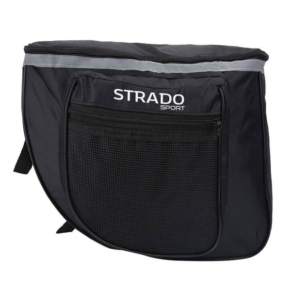 Strado Tuplapyörän sivulaukku tavaratilaan 25L (Musta)