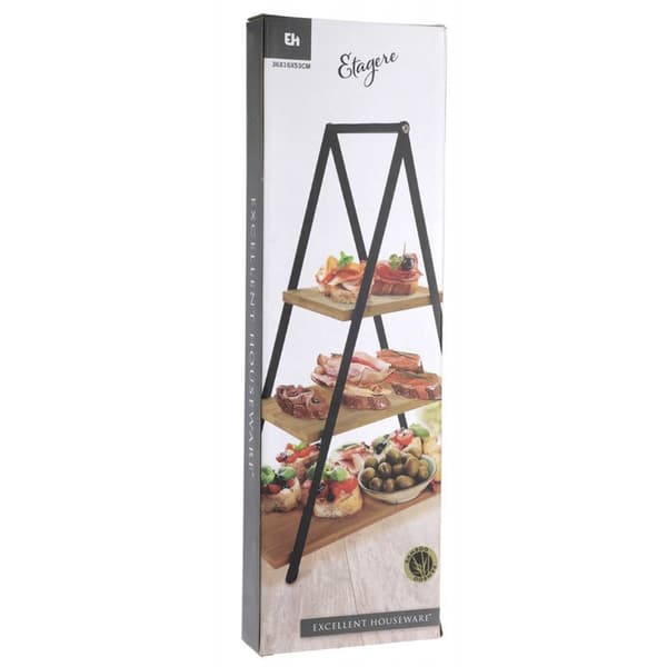 53 cm monikerroksinen välipalalautanen