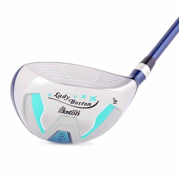 Boston Golf Vänsterhänt Combo Golf Club Set 1/2 Canberra Blå