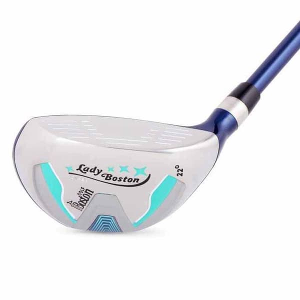Boston Golf Venstrehåndet Combo Golfkøllesæt Complete Blå
